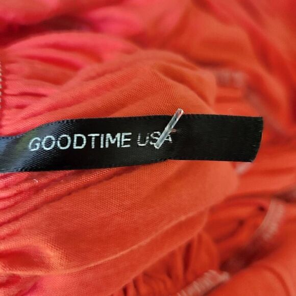 Goodtime USA Melon V Neck Long in the Middle Stretchy Mini Dress - Picture 10 of 11